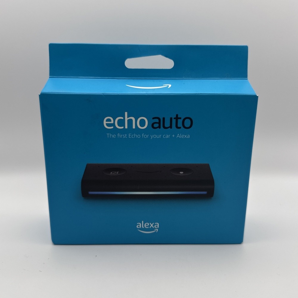 Amazon Echo Auto Hands Free Smart Vehicle Car Speaker Assistant Alexa New Sealed